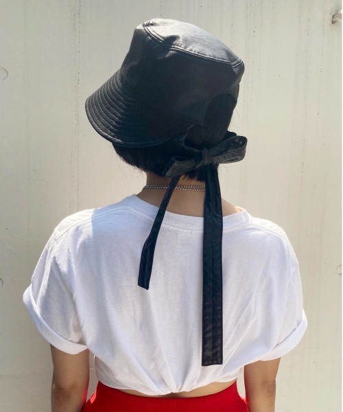Casselini（キャセリーニ）の「Casselini(キャセリーニ)ボンネットHAT（ハット・レディース・ブラック/ブラウン/ボルドー・FREE）」の21枚目の写真