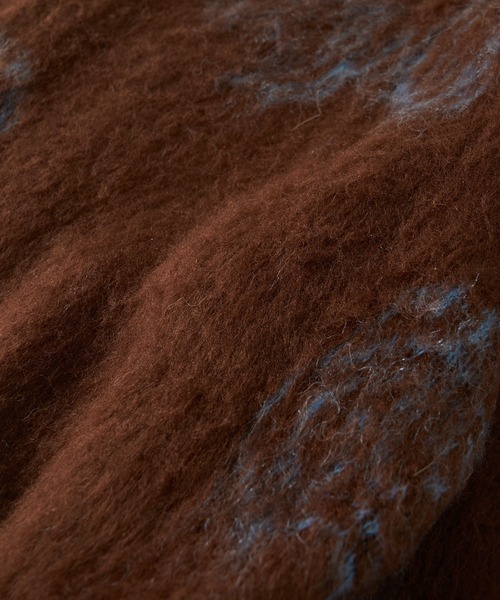 WHO'S WHO gallery（フーズフーギャラリー）の「【KOOKY'N/クーキー】アルパカ混モヘアライクペイズリーカーディガン（カーディガン/ボレロ・メンズ・ブラウン/マスタード・FREE）」の15枚目の写真