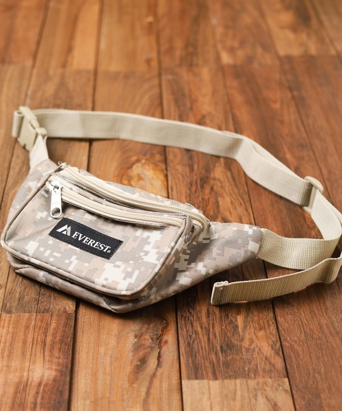 EVEREST（エベレスト）の「【BK】【EVEREST】Signature waist pack（ボディバッグ/ウエストポーチ・レディース・ブラック/ネイビー/カモフラージュ/グレー系カモフラージュ/オリーブ・FREE）」の5枚目の写真