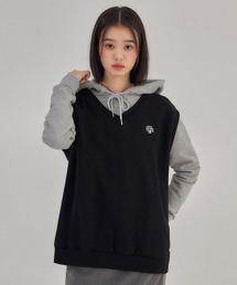 A'GEM/9 × .kom『muah muah/ムーアムーア』MUAH LOOSE FIT SWEAT VEST/ルーズシルエット スウェット素材ベスト
