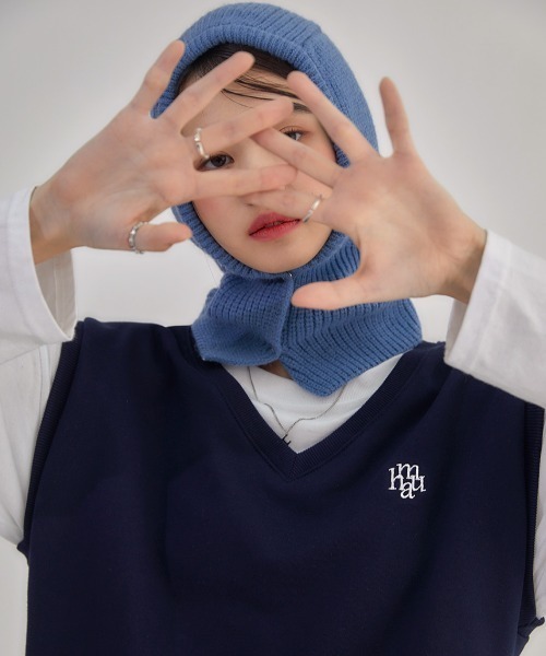 muahmuah(ムーアムーア)の「A'GEM/9 × .kom『muah muah/ムーアムーア』MUAH LOOSE FIT SWEAT VEST/ルーズシルエット スウェット素材ベスト(ベスト・レディース・ブラック/ネイビー/グレー・FREE)」の16枚目の写真