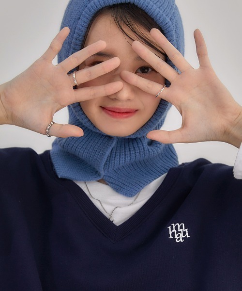 muahmuah(ムーアムーア)の「A'GEM/9 × .kom『muah muah/ムーアムーア』MUAH LOOSE FIT SWEAT VEST/ルーズシルエット スウェット素材ベスト(ベスト・レディース・ブラック/ネイビー/グレー・FREE)」の18枚目の写真
