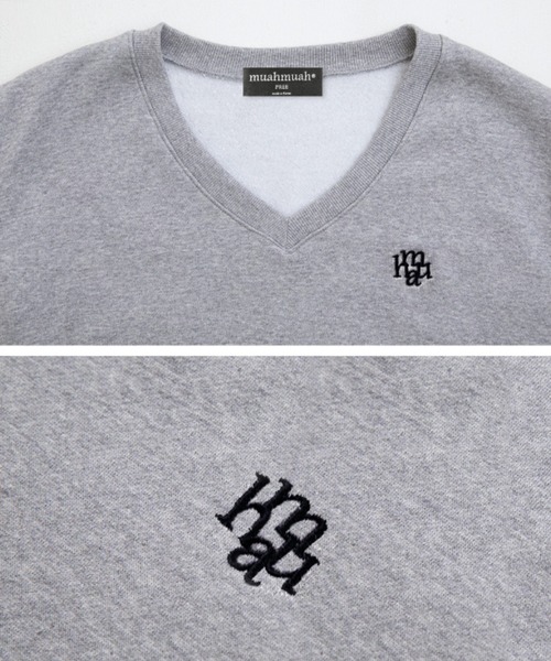 muahmuah(ムーアムーア)の「A'GEM/9 × .kom『muah muah/ムーアムーア』MUAH LOOSE FIT SWEAT VEST/ルーズシルエット スウェット素材ベスト(ベスト・レディース・ブラック/ネイビー/グレー・FREE)」の11枚目の写真