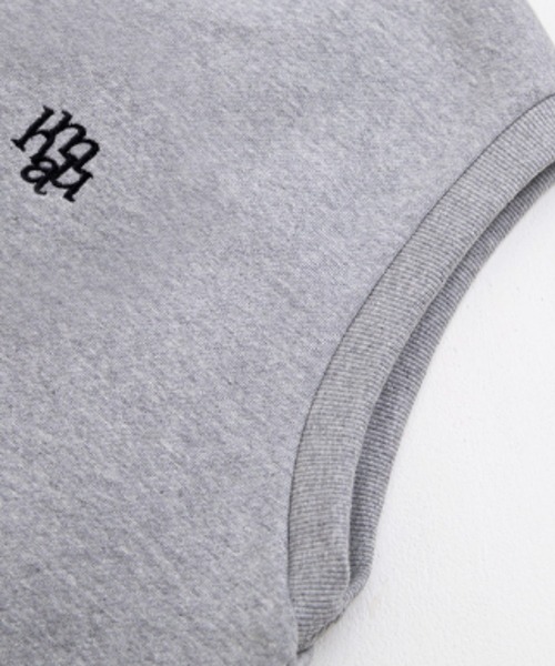 muahmuah(ムーアムーア)の「A'GEM/9 × .kom『muah muah/ムーアムーア』MUAH LOOSE FIT SWEAT VEST/ルーズシルエット スウェット素材ベスト(ベスト・レディース・ブラック/ネイビー/グレー・FREE)」の14枚目の写真