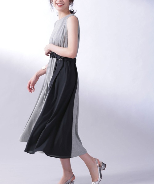 セール ブランド古着 ノースリーブワンピース ワンピース Muveil Work ミュベールワーク のファッション通販 Zozoused