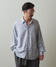 ＜Steven Alan＞ VIELA CHECK REVERSE SEAM SHIRT -LOOSE/シャツ