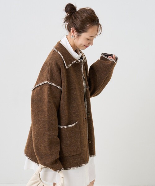 FREAK'S STORE（フリークスストア）の「ブランケットステッチニット