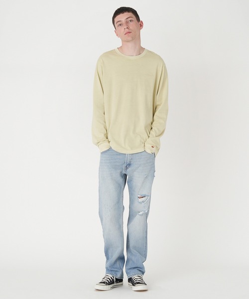 Levi's(リーバイス)の「Levi's/リーバイス LEVI'S(R) FRESH RED TAB ロングスリーブTシャツ GARMENT DYE(Tシャツ/カットソー・メンズ・グリーン・L/S/M/XL)」の5枚目の写真