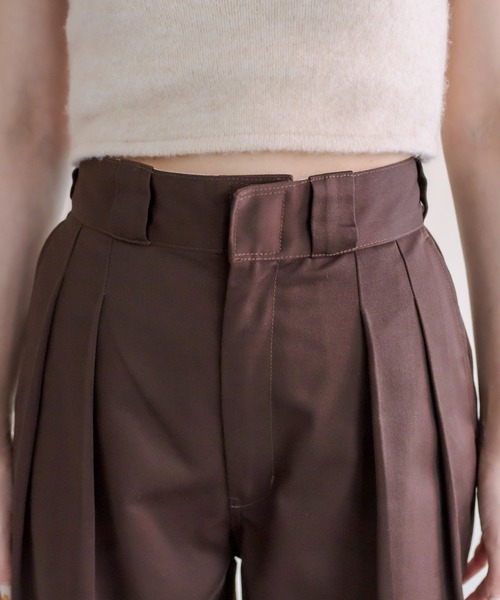 mystic（ミスティック）の「Dickies×mystic タックワイドパンツ（その他パンツ・レディース・ベージュ/ブラウン・S/M）」の18枚目の写真