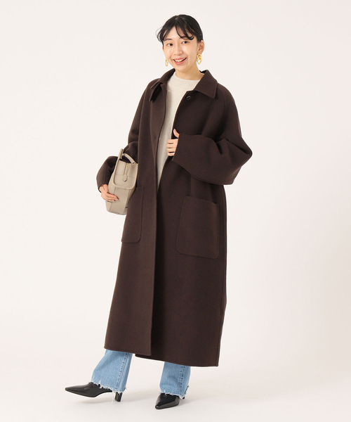 IENA（イエナ）の「MANTECO PURE リバーステンカラーコート