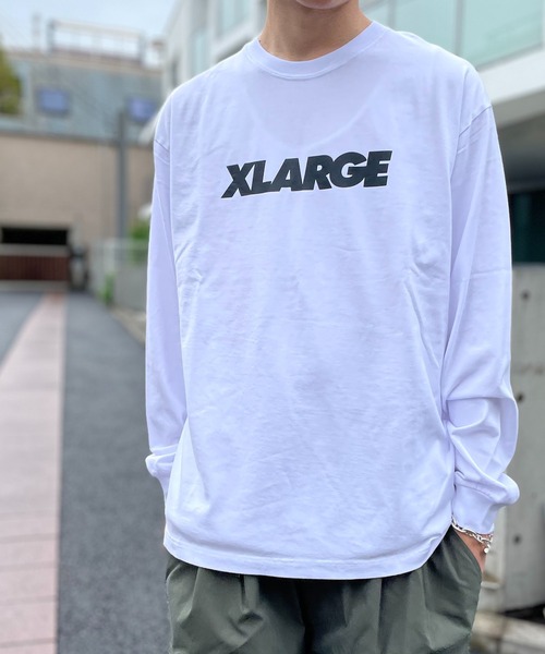 XLARGE フロントグラフィック 半袖Ｔシャツ 加工感がかっこいい XLARGE エクストララージ メンズ プリントTシャツ 101222011052