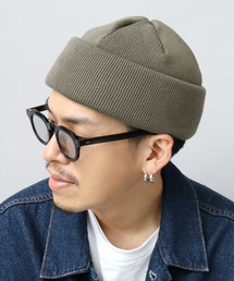 Mr.COVER | 日本製 抗菌防臭 オーガニックコットン コットンニット ワイドロールニットキャップ(ニットキャップ/ビーニー)