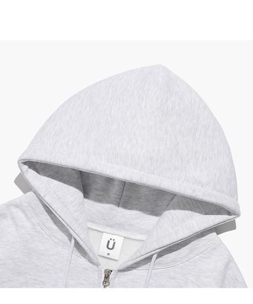 ISTKUNST（イストクンスト）の「【UNISEX】ISTKUNST／ベアスマイリーフーディーZIP(裏起毛)　2168686（パーカー・メンズ・ブラック/ライトグレー/パープル・MEDIUM/LARGE）」の13枚目の写真