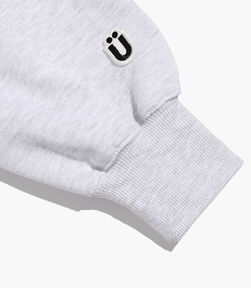 ISTKUNST（イストクンスト）の「【UNISEX】ISTKUNST／ベアスマイリーフーディーZIP(裏起毛)　2168686（パーカー・メンズ・ブラック/ライトグレー/パープル・MEDIUM/LARGE）」の10枚目の写真