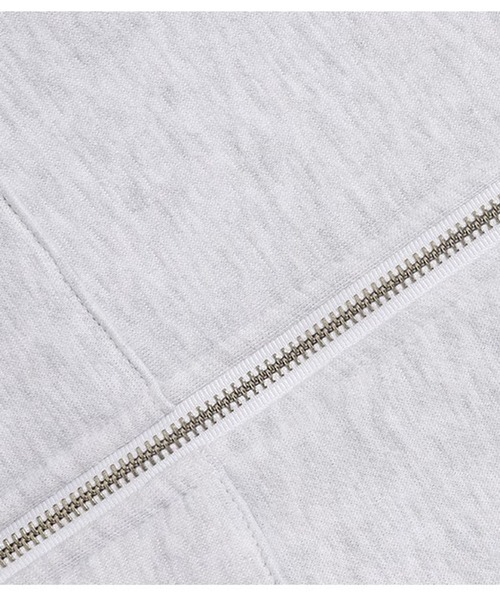 ISTKUNST（イストクンスト）の「【UNISEX】ISTKUNST／ベアスマイリーフーディーZIP(裏起毛)　2168686（パーカー・メンズ・ブラック/ライトグレー/パープル・MEDIUM/LARGE）」の12枚目の写真