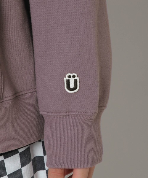 ISTKUNST（イストクンスト）の「【UNISEX】ISTKUNST／ベアスマイリーフーディーZIP(裏起毛)　2168686（パーカー・メンズ・ブラック/ライトグレー/パープル・MEDIUM/LARGE）」の21枚目の写真