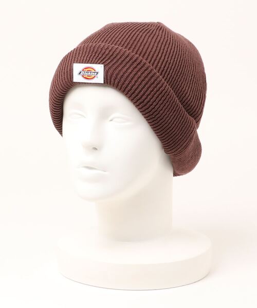 Dickies（ディッキーズ）の「Dickies/ディッキーズ　SHORT KNIT WATCH（ニットキャップ/ビーニー・レディース・オレンジ/ブルー/ホワイト/ブラウン/グリーン/ブラック・FREE）」の3枚目の写真