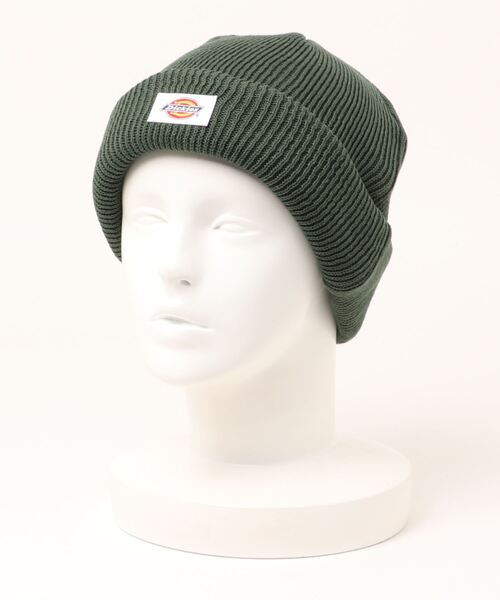 Dickies（ディッキーズ）の「Dickies/ディッキーズ　SHORT KNIT WATCH（ニットキャップ/ビーニー・レディース・オレンジ/ブルー/ホワイト/ブラウン/グリーン/ブラック・FREE）」の4枚目の写真