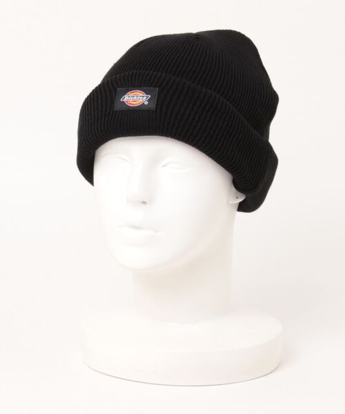 Dickies（ディッキーズ）の「Dickies/ディッキーズ　SHORT KNIT WATCH（ニットキャップ/ビーニー・レディース・オレンジ/ブルー/ホワイト/ブラウン/グリーン/ブラック・FREE）」の2枚目の写真