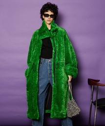 ビッグカラーロングボアブルゾン【MAISON SPECIAL/メゾンスペシャル】