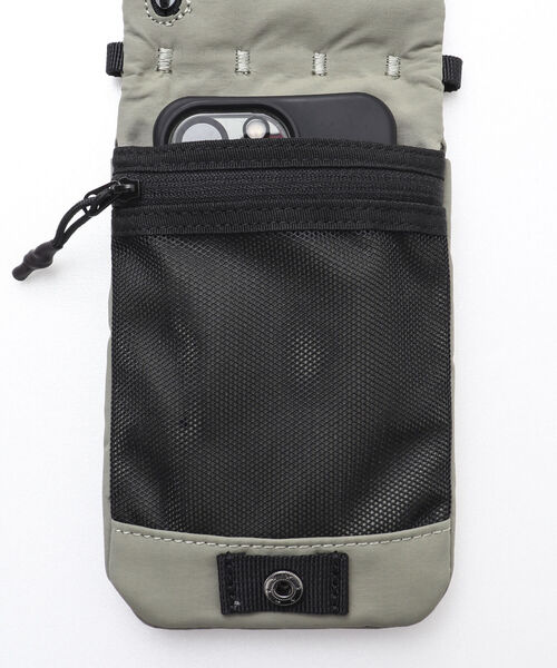 topologie スマホショルダーバッグ グレー Topologie（トポロジー）の「【Topologie/トポロジー】Phone