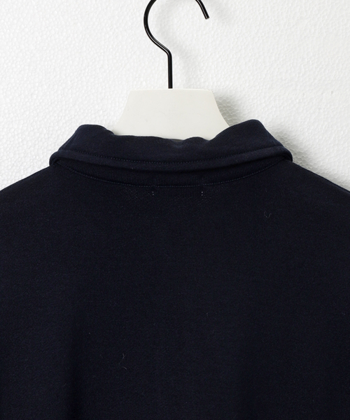 ALLEGE(アレッジ)の「【ALLEGE / アレッジ】HALF ZIP CUTSEAW(Tシャツ/カットソー・メンズ・グレー/ネイビー・3)」の9枚目の写真