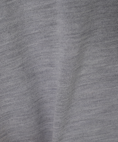 ALLEGE(アレッジ)の「【ALLEGE / アレッジ】HALF ZIP CUTSEAW(Tシャツ/カットソー・メンズ・グレー/ネイビー・3)」の10枚目の写真