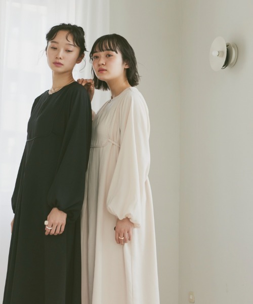 moi tytto（モイテュット）の「麻調ワンピース（ワンピース）」 - WEAR