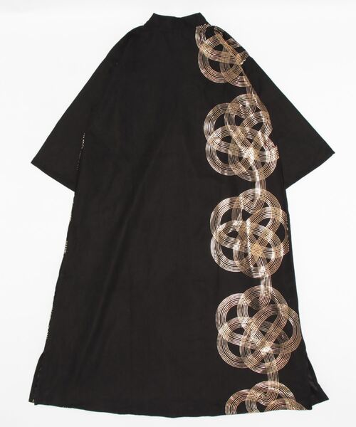 カヤ（カヤ）の「【カヤ】はじめの水引ワンピース（ワンピース・レディース・スミクロ/ネイビー/ライトグレー・FREE）」の5枚目の写真