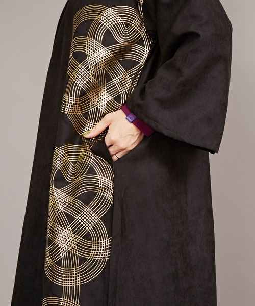 カヤ（カヤ）の「【カヤ】はじめの水引ワンピース（ワンピース・レディース・スミクロ/ネイビー/ライトグレー・FREE）」の13枚目の写真