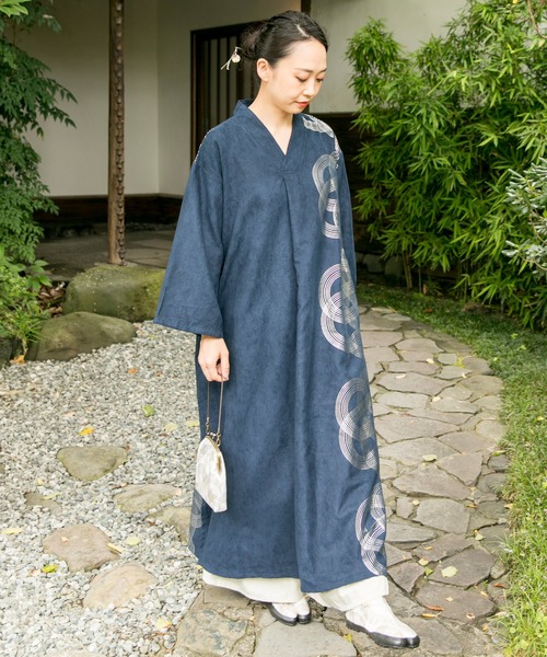 カヤ（カヤ）の「【カヤ】はじめの水引ワンピース（ワンピース・レディース・スミクロ/ネイビー/ライトグレー・FREE）」の17枚目の写真