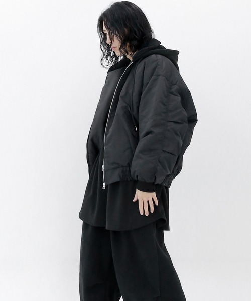 minsobi（ミンソビ）の「フードドッキングMA-1 ボア襟 オーバーサイズ