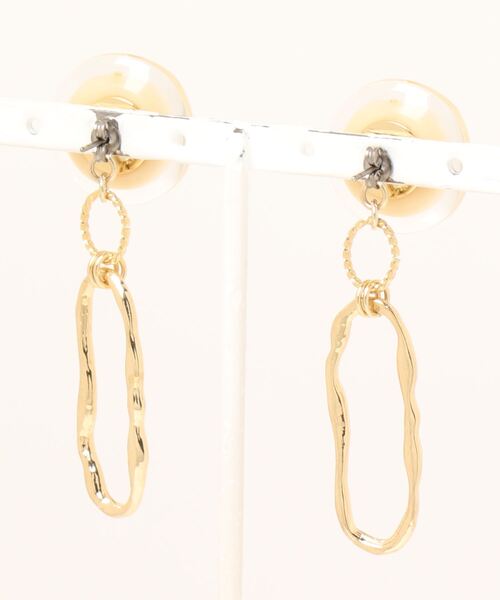 tone(トーン)の「【Cherie+Chambre】Vintage Button Pierce #1(ピアス(両耳用)・レディース・ホワイト・FREE)」の7枚目の写真