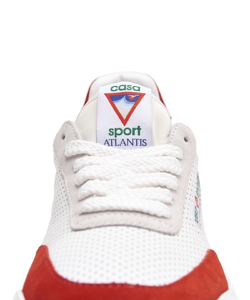 Casablanca（カサブランカ）の「MENS ATLANTIS SNEAKER（スニーカー・メンズ・ホワイト×レッド・7/7.5/8/8.5/9）」の7枚目の写真
