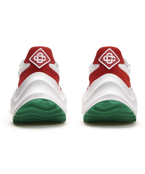 Casablanca（カサブランカ）の「MENS ATLANTIS SNEAKER（スニーカー・メンズ・ホワイト×レッド・7/7.5/8/8.5/9）」の4枚目の写真
