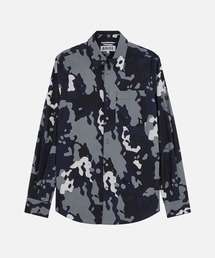 オールオーバープリントロングスリーブシャツ
