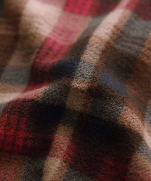 osharewalker（オシャレウォーカー）の「【廃盤】『チェック柄起毛パーカー』（パーカー・レディース・グリーン/ブラウン・FREE）」の16枚目の写真