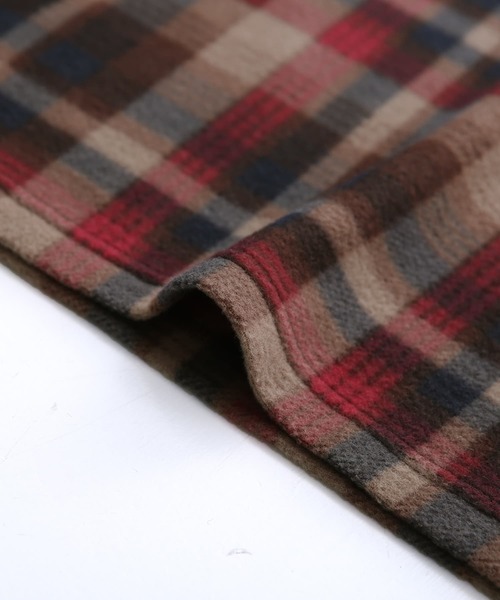 osharewalker（オシャレウォーカー）の「【廃盤】『チェック柄起毛パーカー』（パーカー・レディース・グリーン/ブラウン・FREE）」の22枚目の写真