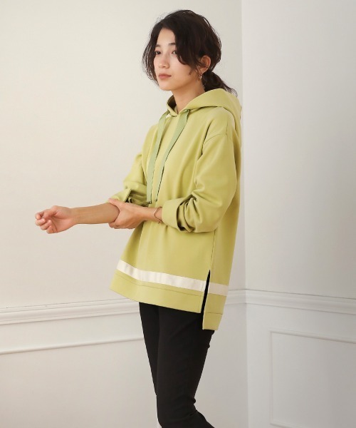 Bou Jeloud(ブージュルード)の「2wayカフスラインパーカー(パーカー・レディース・ホワイト系その他/イエロー/ブラック・FREE)」の10枚目の写真