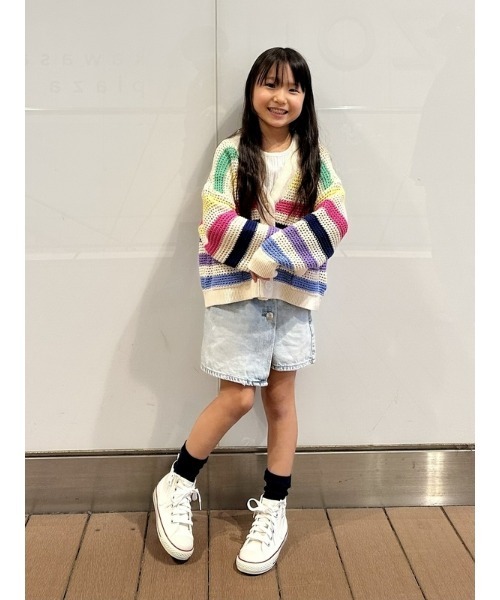 GAP（ギャップ）の「シェーカーステッチ カーディガン (キッズ)（カーディガン/ボレロ・キッズ・マルチ/ネイビー・S/XS/M/L/XXL/XL）」の5枚目の写真