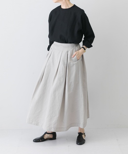 かぐれ（カグレ）の「リネンコットンタックスカート（スカート）」 - WEAR