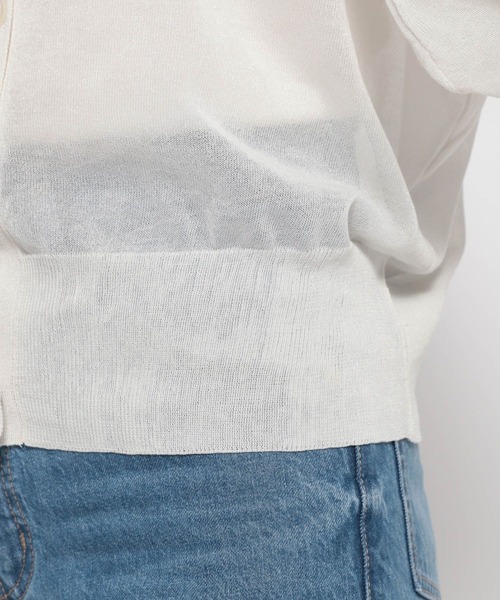 セール】シアーボリュームスリーブカーデロングスリーブ＊ 177921