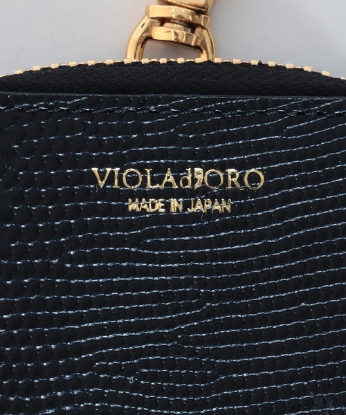 VIOLAd'ORO(ヴィオラドーロ)の「リザード 調・イヤーポッズケース【VIOLAd’ ORO / ヴィオラドーロ 】(ポーチ・レディース・チャコールグレー/オレンジ/ブラック/グレイッシュベージュ・FREE)」の16枚目の写真