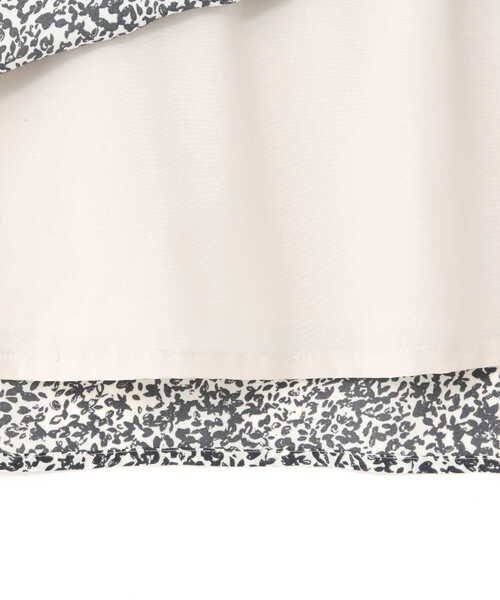 NATURAL BEAUTY BASIC（ナチュラルビューティーベーシック）の「バイカラーミニフラワープリントワンピース（ワンピース・レディース・グレー系その他/グリーン系その他3・SMALL/MEDIUM）」の17枚目の写真