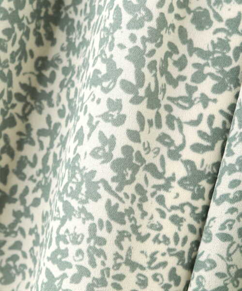 NATURAL BEAUTY BASIC（ナチュラルビューティーベーシック）の「バイカラーミニフラワープリントワンピース（ワンピース・レディース・グレー系その他/グリーン系その他3・SMALL/MEDIUM）」の19枚目の写真