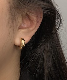 Fun & Daily | F&D : スモールカーブイヤリング(イヤリング)