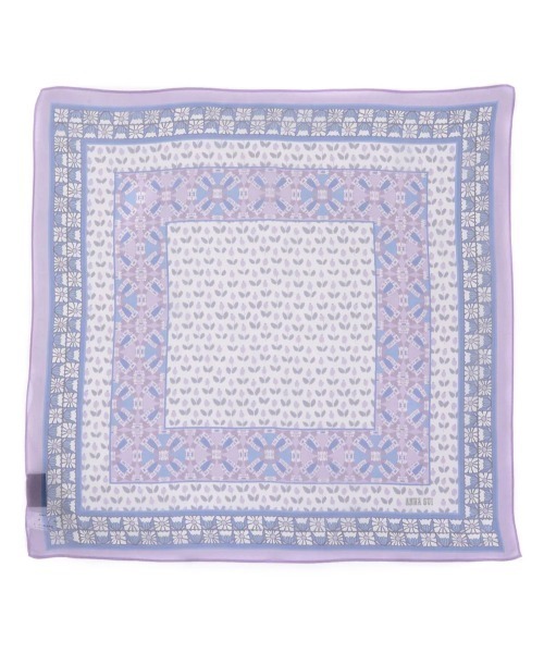 ANNA SUI(アナスイ)の「シフォン花柄プチスカーフ(バンダナ/スカーフ・レディース・ライトパープル/ミント/イエロー/ピンク・FREE)」の3枚目の写真