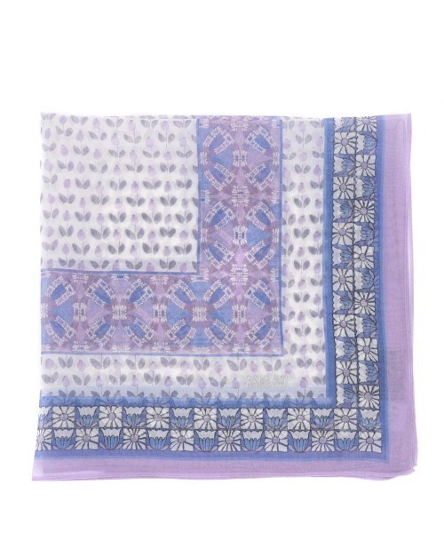 ANNA SUI(アナスイ)の「シフォン花柄プチスカーフ(バンダナ/スカーフ・レディース・ライトパープル/ミント/イエロー/ピンク・FREE)」の9枚目の写真