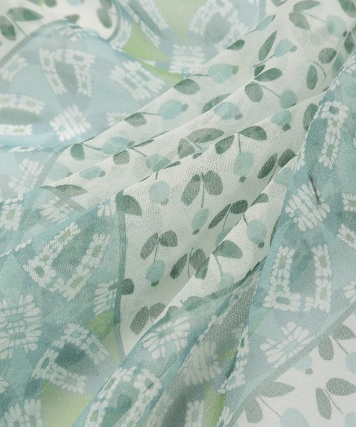 ANNA SUI(アナスイ)の「シフォン花柄プチスカーフ(バンダナ/スカーフ・レディース・ライトパープル/ミント/イエロー/ピンク・FREE)」の6枚目の写真