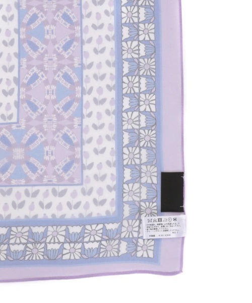 ANNA SUI(アナスイ)の「シフォン花柄プチスカーフ(バンダナ/スカーフ・レディース・ライトパープル/ミント/イエロー/ピンク・FREE)」の11枚目の写真